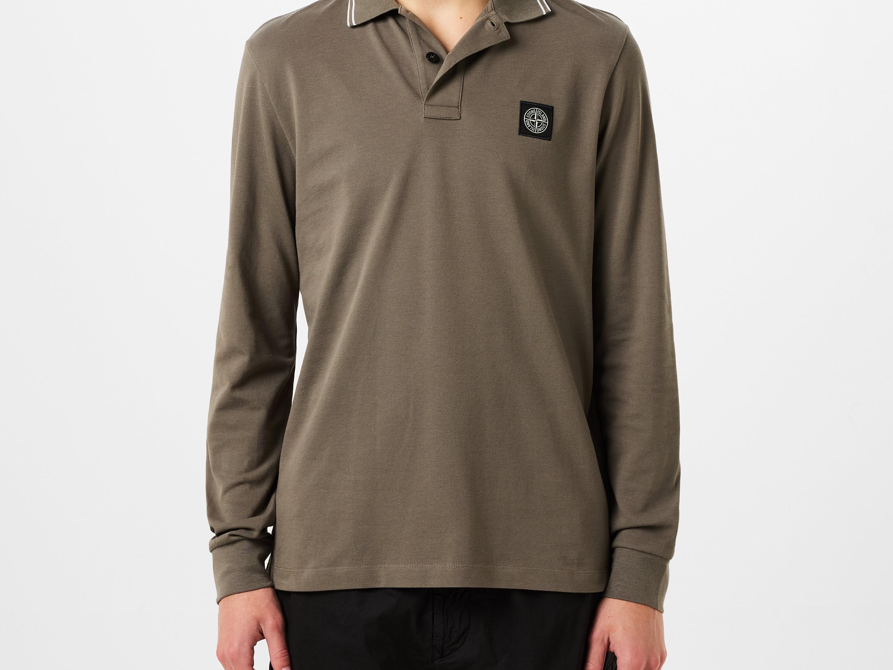 Stone Island | Compass Patch Polo Shirt | Long Sleeve Polos Stone Island | Compass Patch Polo Shirt | Long Sleeve Polos